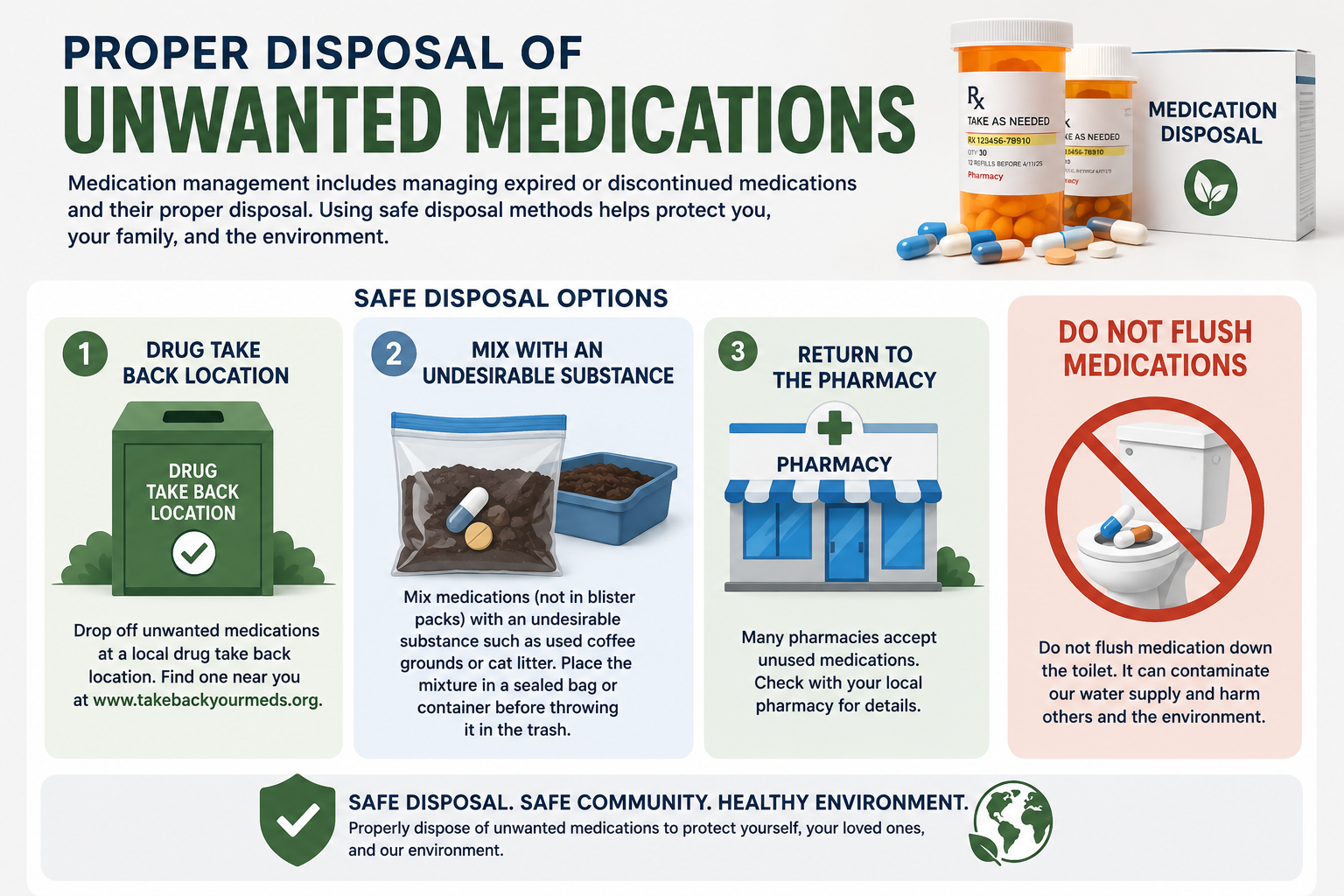 Medication Disposal Infographic